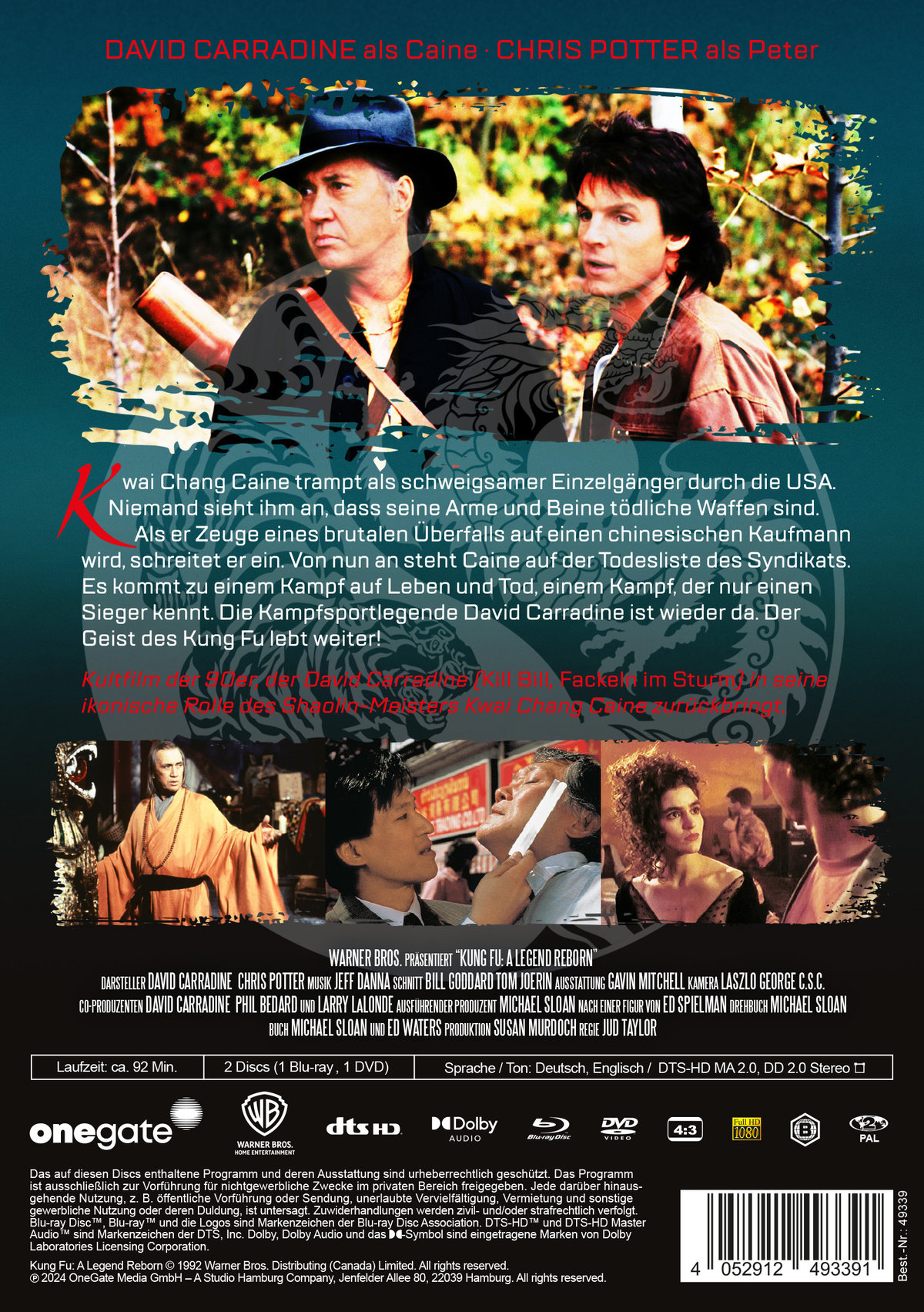 Kung Fu - Rückkehr der Legende - Uncut Mediabook Edition  (DVD+blu-ray) (B)