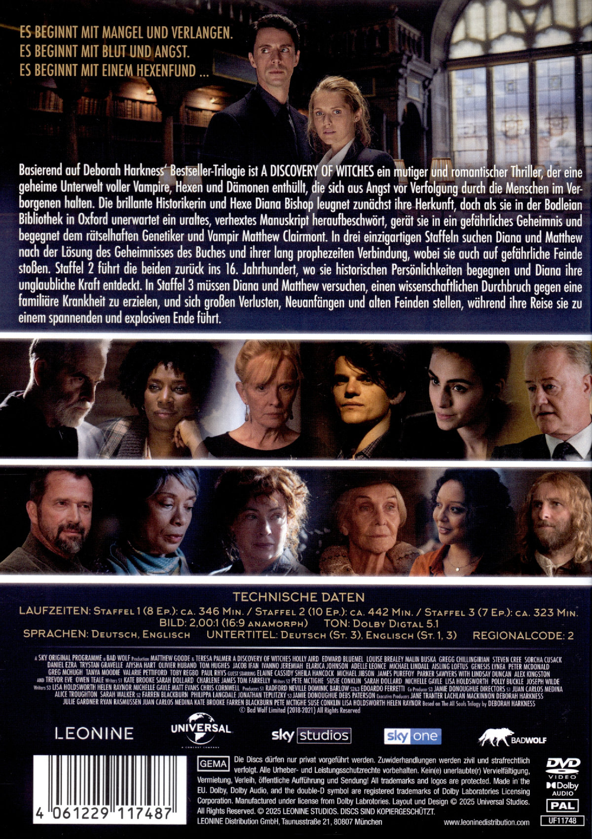 A Discovery of Witches - Staffel 1-3 - Komplettbox  [7 DVDs]  (DVD)