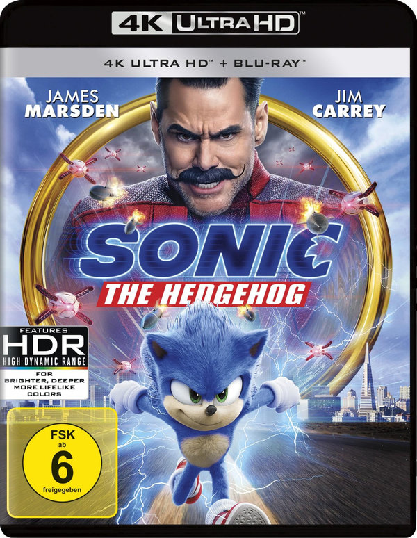 Sonic the Hedgehog  (4K Ultra HD) (+ BR)  (Blu-ray 4K Ultra HD)