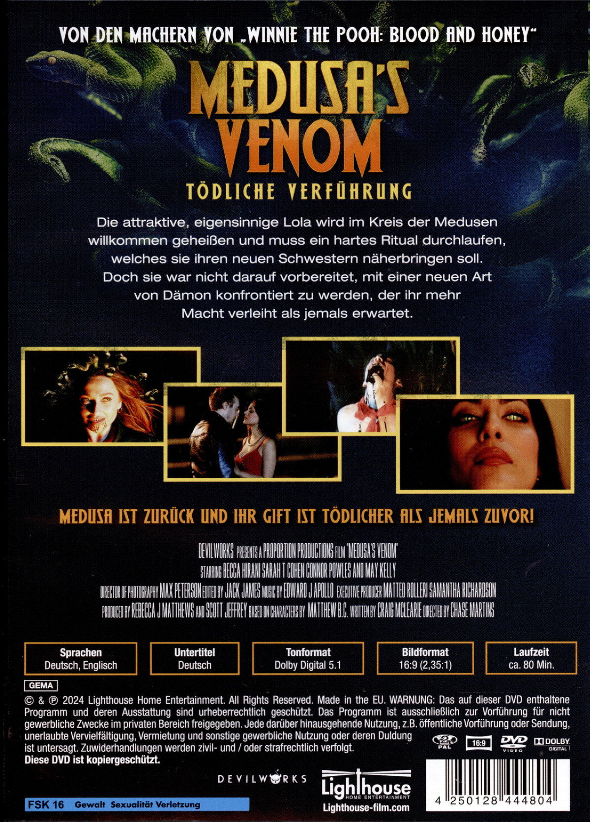 Medusa's Venom - Tödliche Verführung  (DVD)