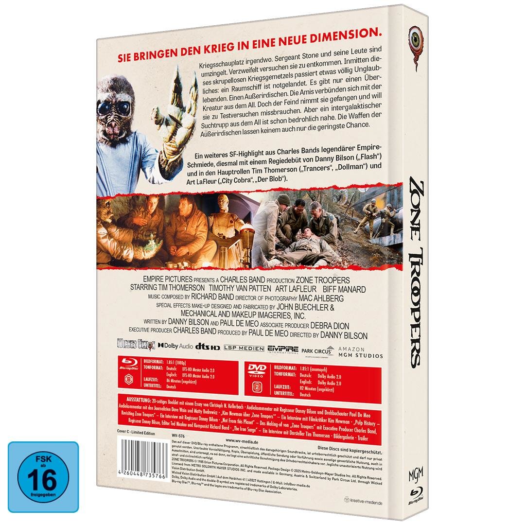 Zone Troopers - Uncut Mediabook Edition  (DVD+blu-ray) (C)
