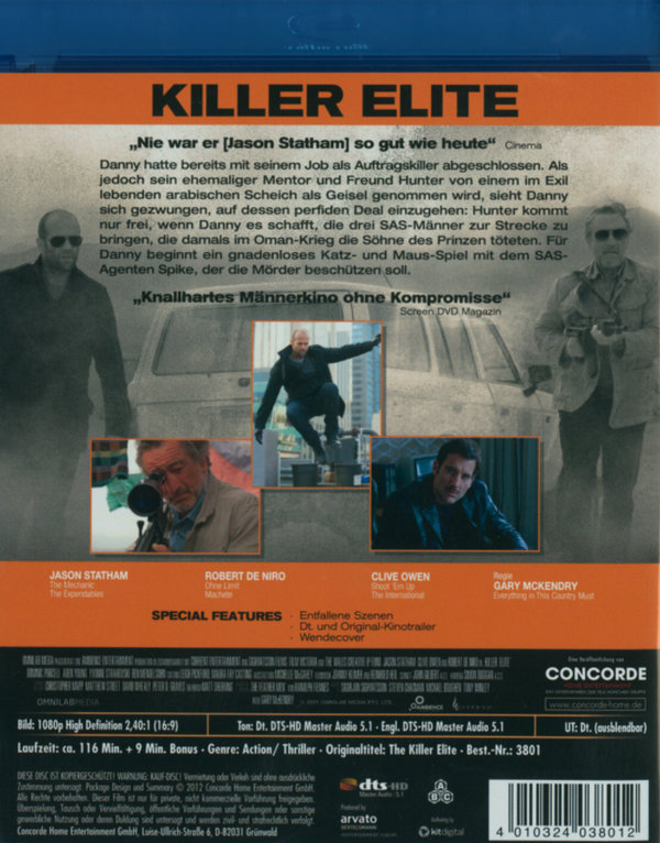 Killer Elite (blu-ray)