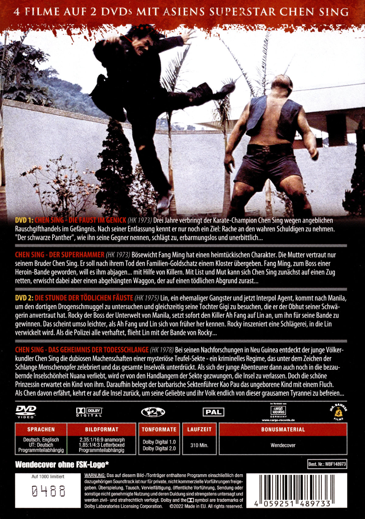 Chen Sing Collection - Eastern Double Feature - Limited Edition