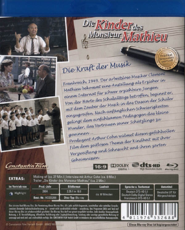Die Kinder des Monsieur Mathieu  (Blu-ray Disc)