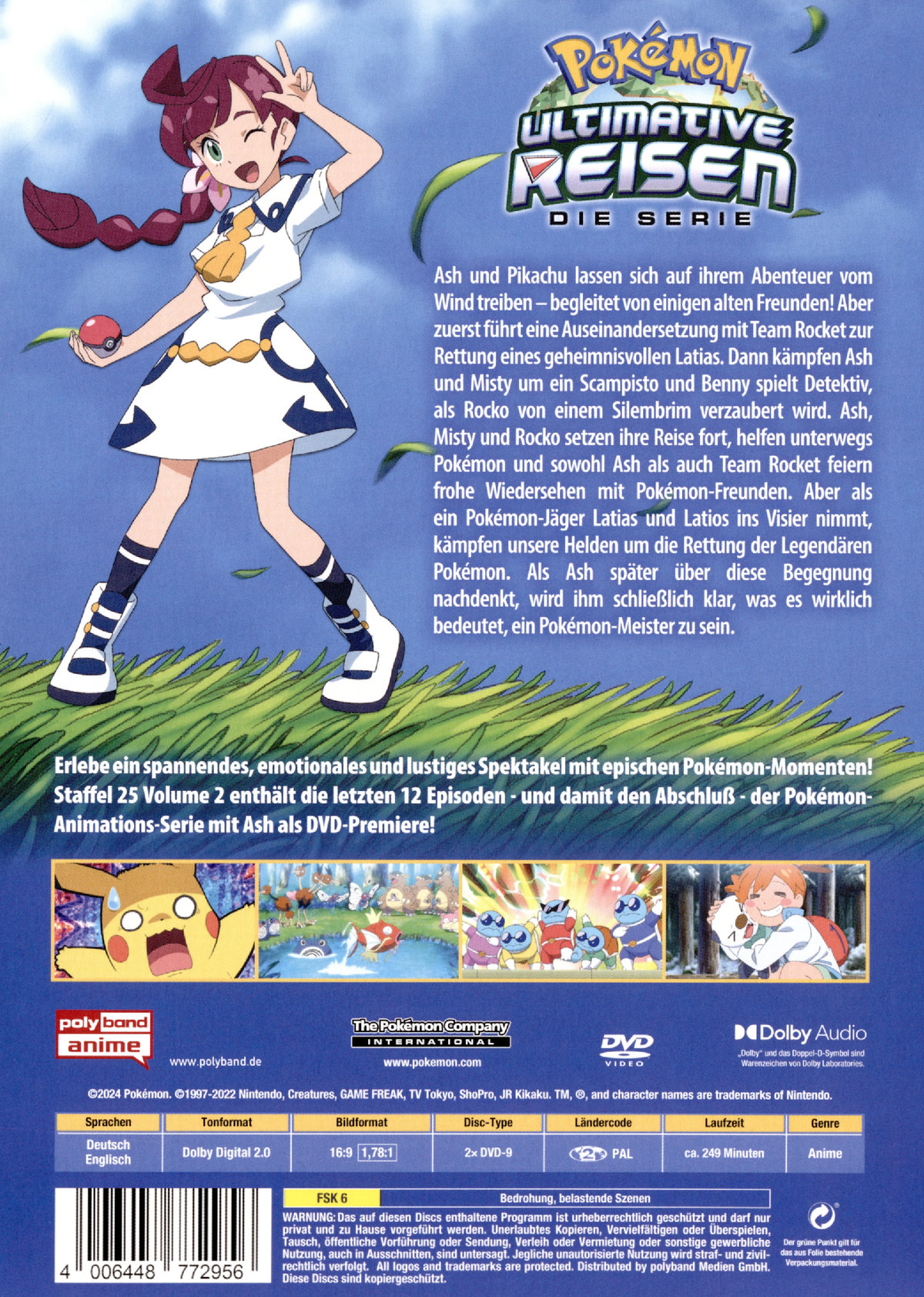 Pokémon Ultimative Reisen - Die Serie: Staffel 25 - Volume 2  [2 DVDs]  (DVD)