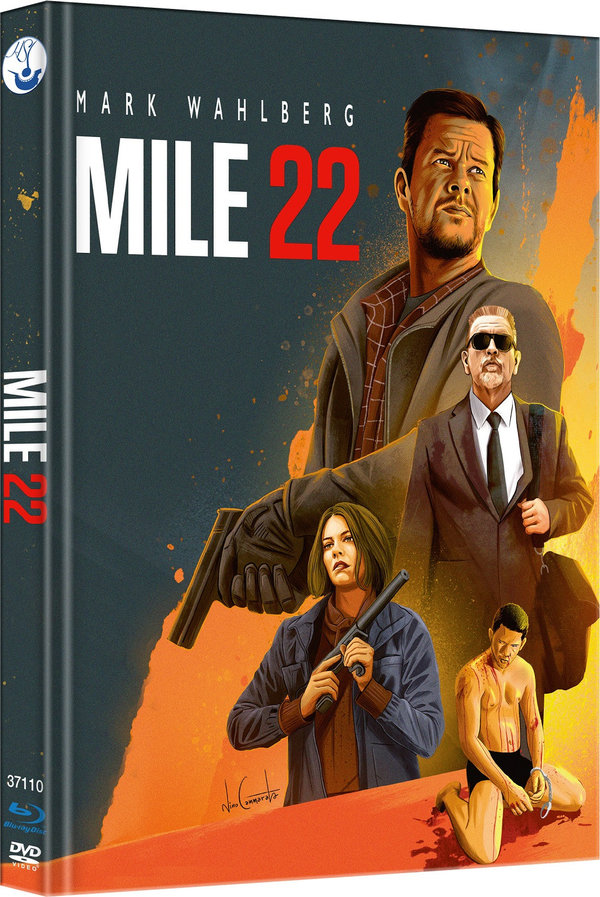 Mile 22 - Uncut Mediabook Edition (DVD+blu-ray) (A)