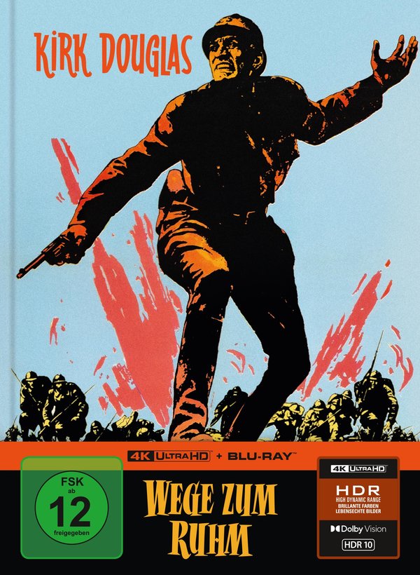 Wege zum Ruhm - Uncut Mediabook Edition  (4K Ultra HD+blu-ray)