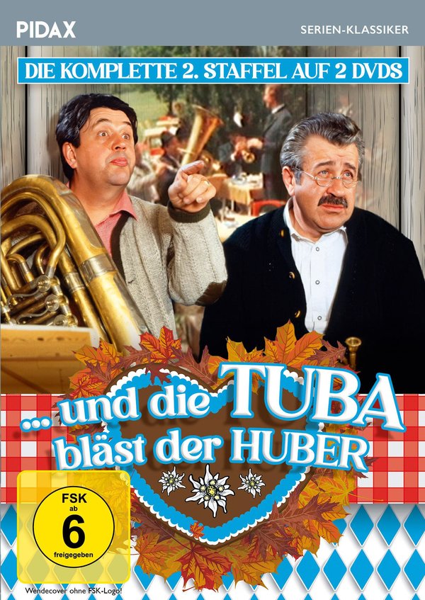 Und die Tuba bläst der Huber, Staffel 2 / Weitere 13 Folgen der Kultserie von Georg Lohmeier („Königlich Bayerisches Amtsgericht“) (Pidax Serien-Klassiker)  [2 DVDs]  (DVD)