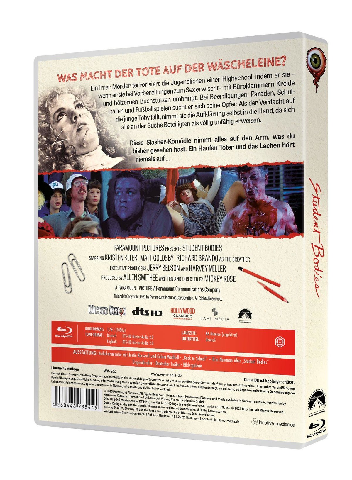 Student Bodies - Was macht der Tote auf der Wäscheleine (Special Edition)  (Blu-ray Disc)