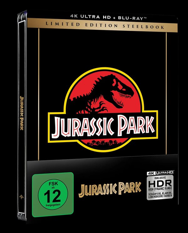 Jurassic Park - Limited Steelbook Edition  (4K Ultra HD+blu-ray)