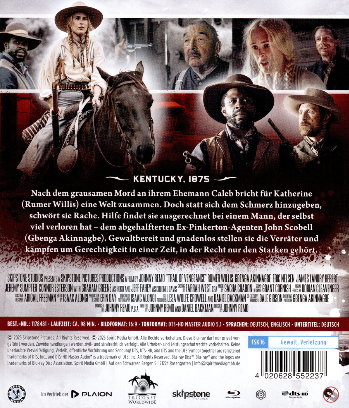 Trail of Vengeance  (Blu-ray Disc)