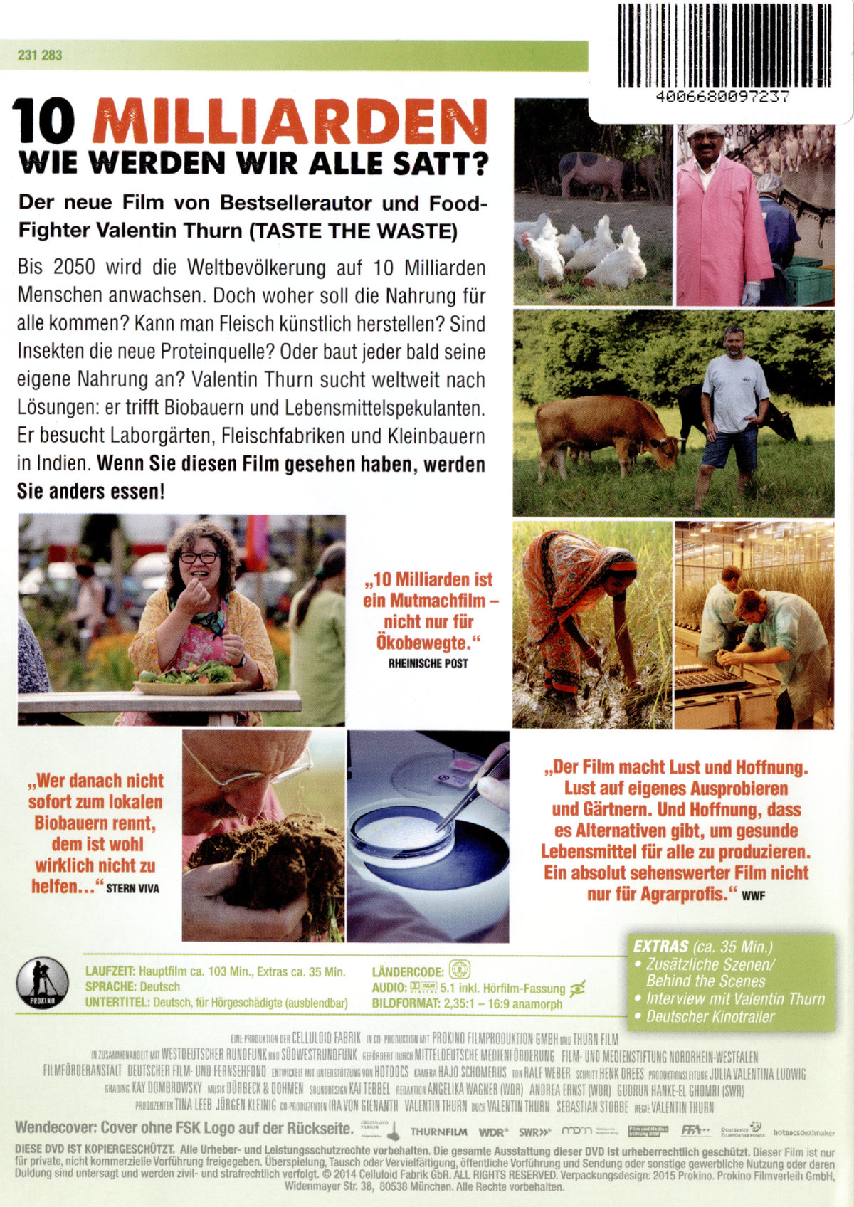 10 Milliarden - Wie werden wir alle satt?  (DVD)