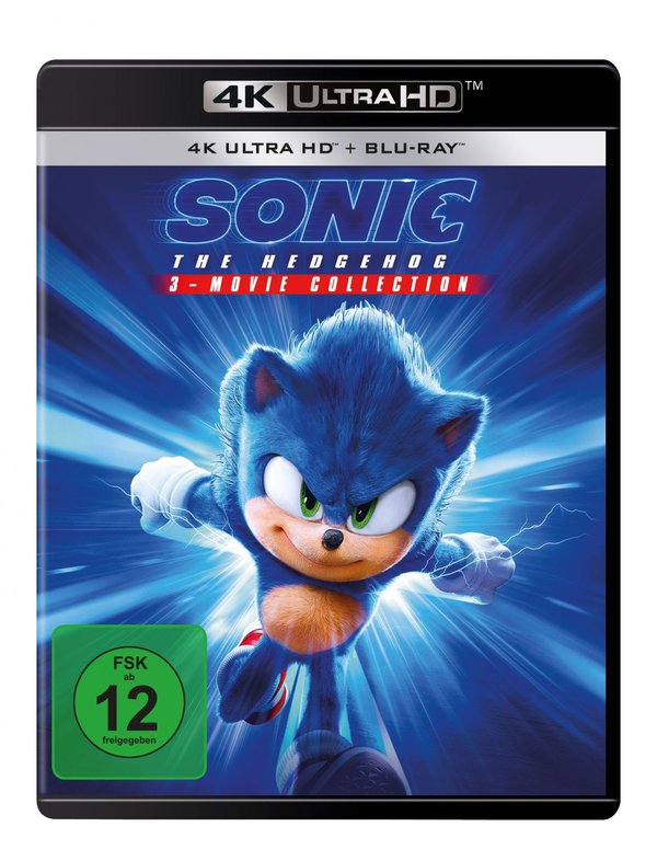 Sonic the Hedgehog - 3-Movie Collection  (3 x 4K Ultra HD) + (3 x Blu-ray)