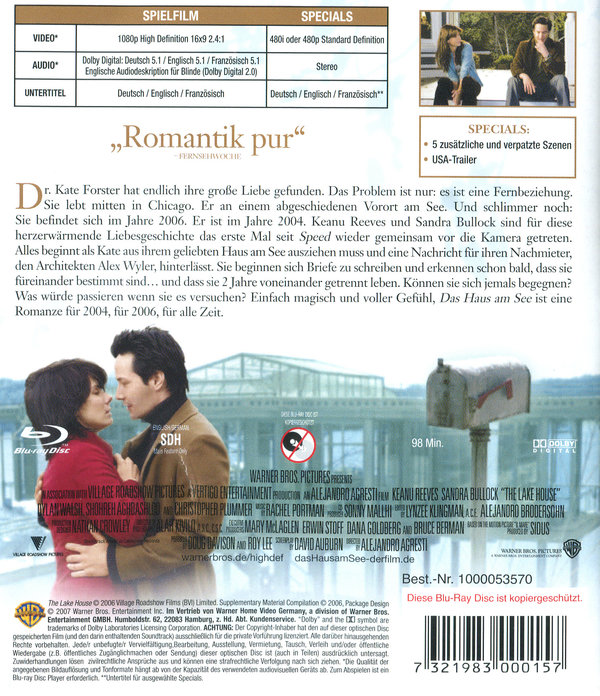 Haus am See, Das (blu-ray)