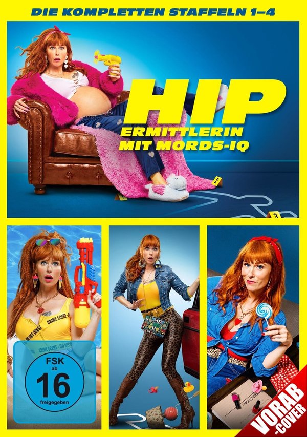 HIP: Ermittlerin mit Mords-IQ - Boxset Staffel 1 - 4 - Limitierte Fan-Edition inkl. Poster  [12 DVDs]  (DVD)