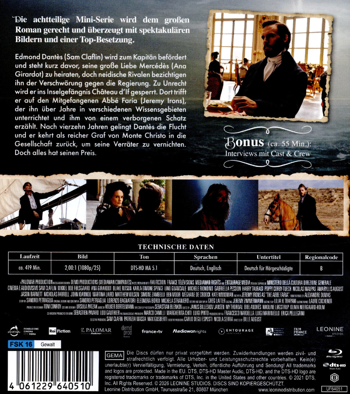 Der Graf von Monte Christo  (Blu-ray Disc)