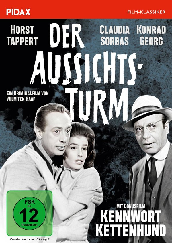 Der Aussichtsturm + Bonusfilm: KENNWORT KETTENHUND / Kriminalkomödie mit Horst Tappert und Konrad Georg + hochkarätiger Bonusfilm (Pidax Film-Klassiker)  (DVD)