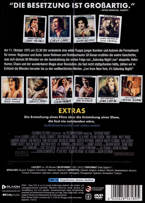 Saturday Night  (DVD)