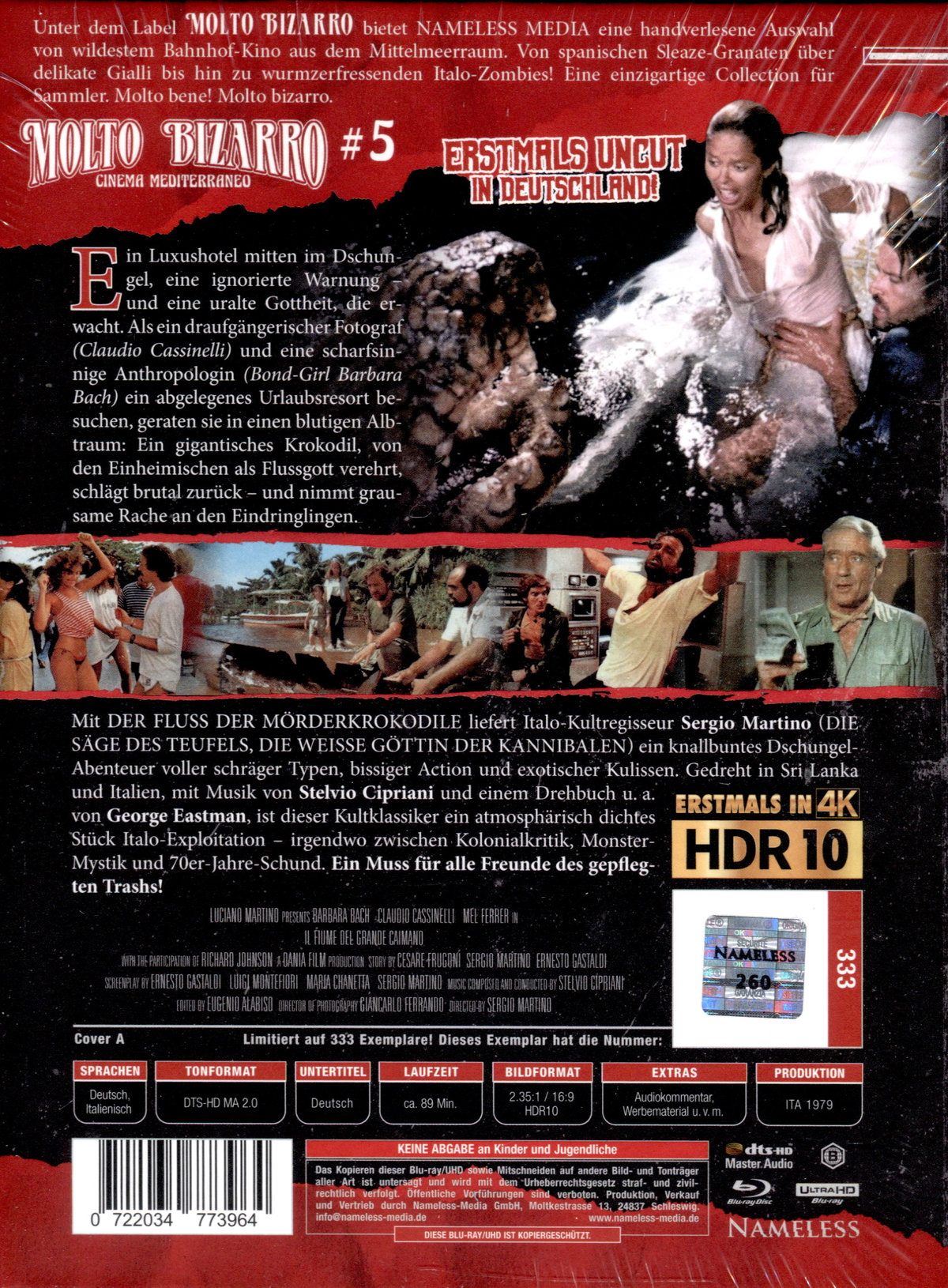 Der Fluss der Mörderkrokodile - Uncut Mediabook Edition  (4K Ultra HD+blu-ray) (A)