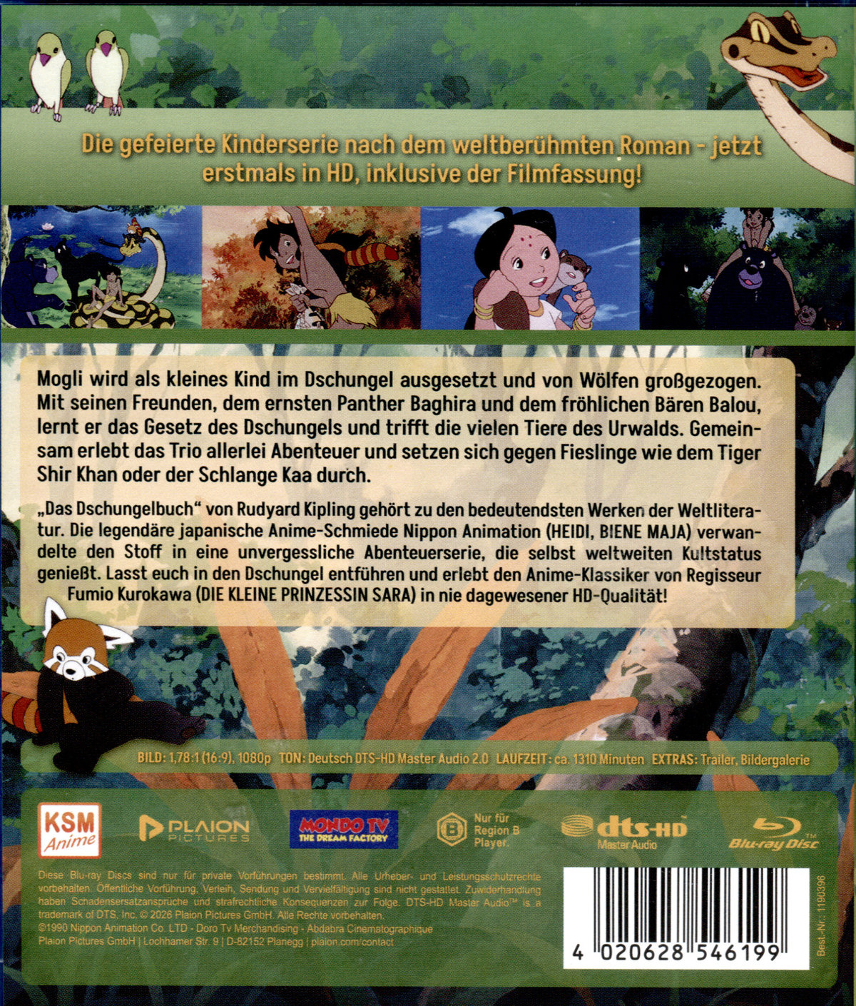 Das Dschungelbuch - Die komplette Serie (inkl. Film)  [6 BRs]  (Blu-ray Disc)