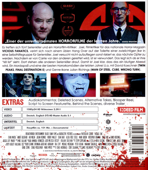 Ein Serienkiller kommt selten allein - Vicious Fun  (Blu-ray Disc) Ein Serienkiller kommt selten allein - Vicious Fun  (Blu-ray Disc)