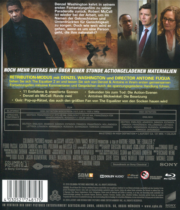 Equalizer 2, The (blu-ray)