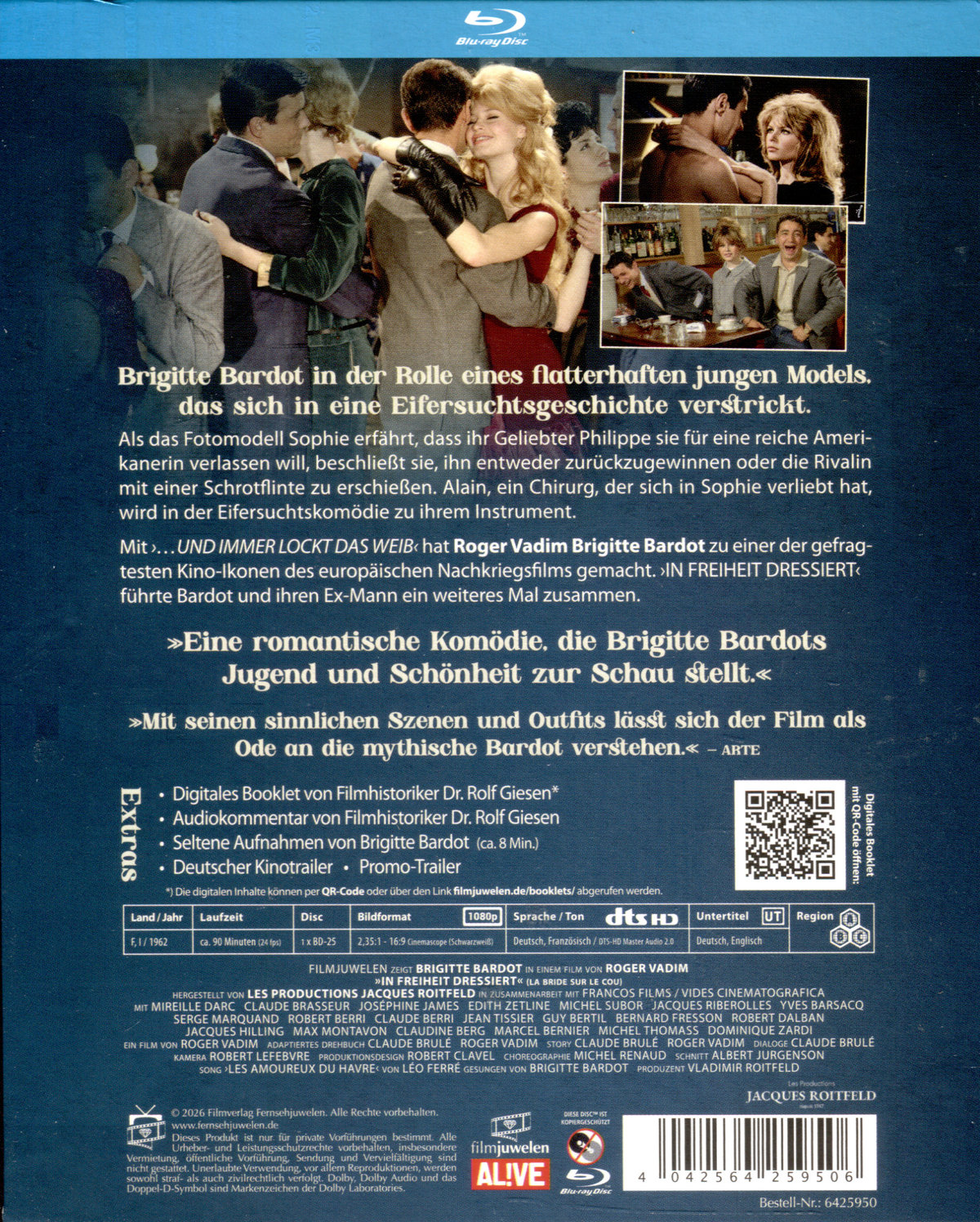 In Freiheit dressiert (La bride sur le cou)  (Blu-ray Disc)