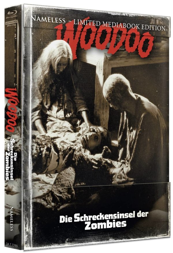 Woodoo - Die Schreckensinsel der Zombies - Uncut Mediabook Edition  (4K Ultra HD+blu-ray) (I)