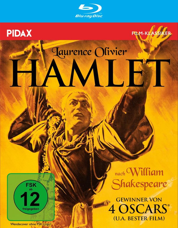 Hamlet / Oscar-preisgekrönte Shakespeare-Verfilmung mit Starbesetzung (Pidax Film-Klassiker)  (Blu-ray Disc)