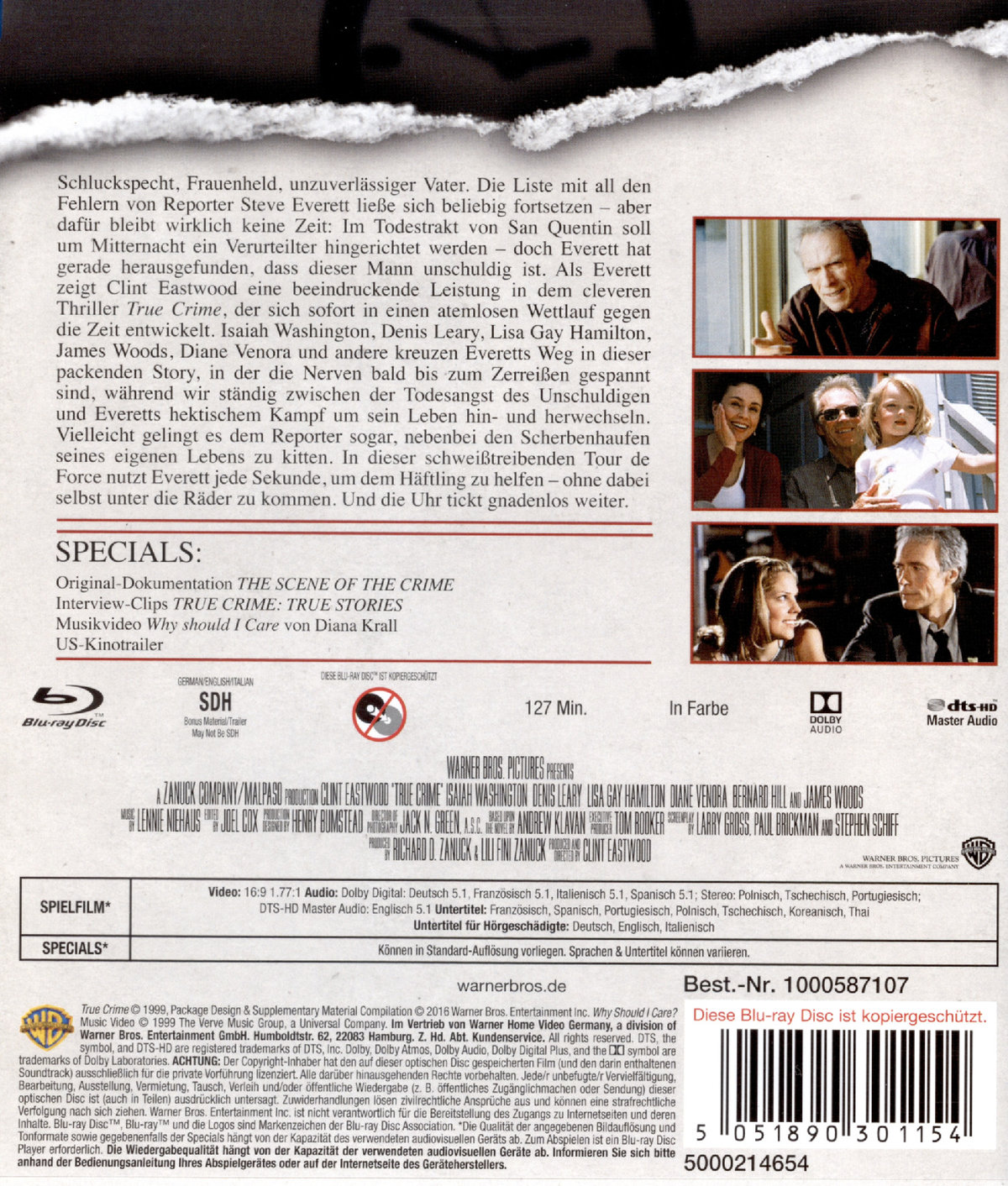 True Crime - Ein wahres Verbrechen (blu-ray)